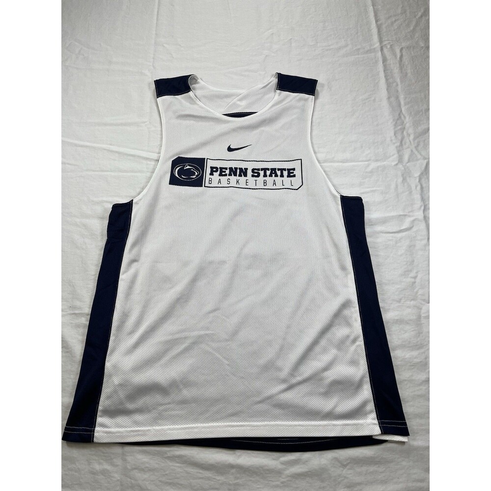 Nike Penn State Nittany Lions Reversible Basketball Practice Jersey Medium PSU